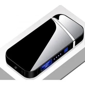 Zapalniczka Plazmowa Czarny Połysk